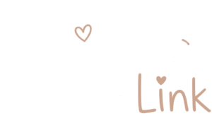 letterlink white and #cba590 pink text